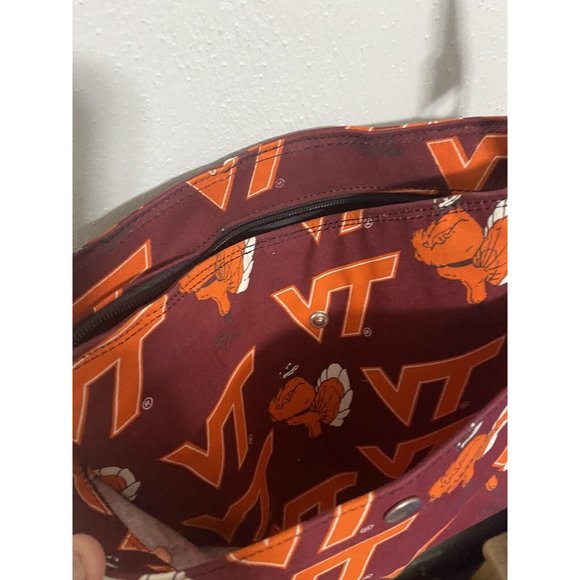 VT Virginia Tech Hokies Insulated Cooler Bag Purse Broad Bay Crossbody - Picture 5 of 11